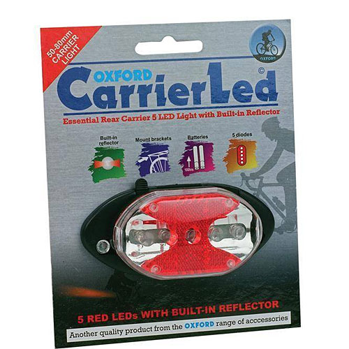 Oxford Rear Carrier Rack LED Light