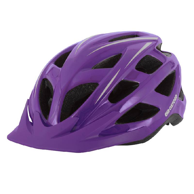 Adult Cycling Helmet Purple (54-58cm Medium)